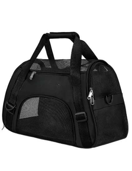 Foto 5 pulgar | Mochila Transportadora Portátil Para Mascotas Chicas  Perro  Gato  Conejo. Color Negro