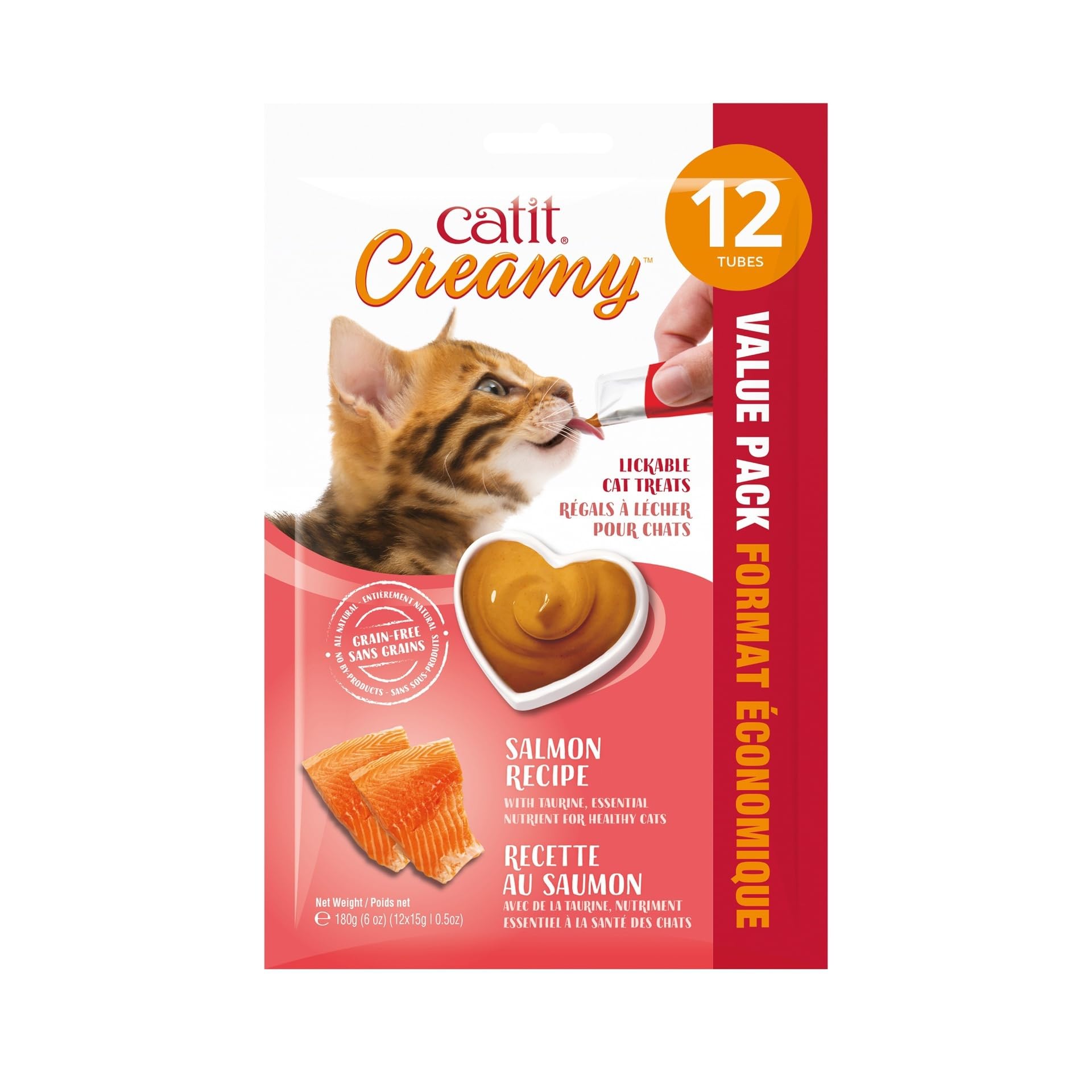 Foto 6 pulgar | Lickable Cat Treat Catit, Sabor Cremoso A Atún, Paquete De 12 - Venta Internacional.