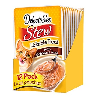 Foto 1 | Wet Cat Treats Hartz Delectables, Estofado De Pollo Y Atún, 40 Ml (x - Venta Internacional.
