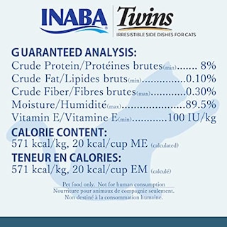 Foto 6 | Comida Para Gatos Inaba Twins, Pollo Desmenuzado Y Caldo, Gelée, 580 Ml - Venta Internacional.