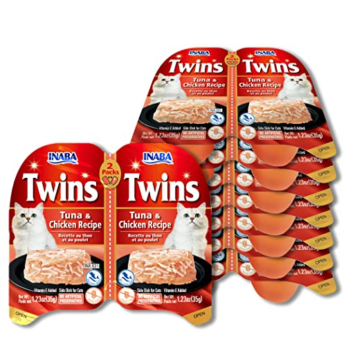 Comida Para Gatos Inaba Twins, Pollo Desmenuzado Y Caldo, Gelée, 580 Ml - Venta Internacional.