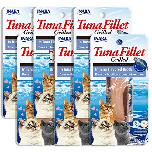 Foto 2 pulgar | Filete De Atún Natural A La Parrilla Cat Treats Inaba, 15 G, Paquete De 6 - Venta Internacional.