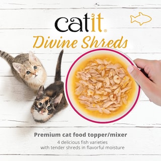 Foto 2 | Alimento Para Gatos Catit Divine Desmenuza Atún Con Camarones - Venta Internacional.