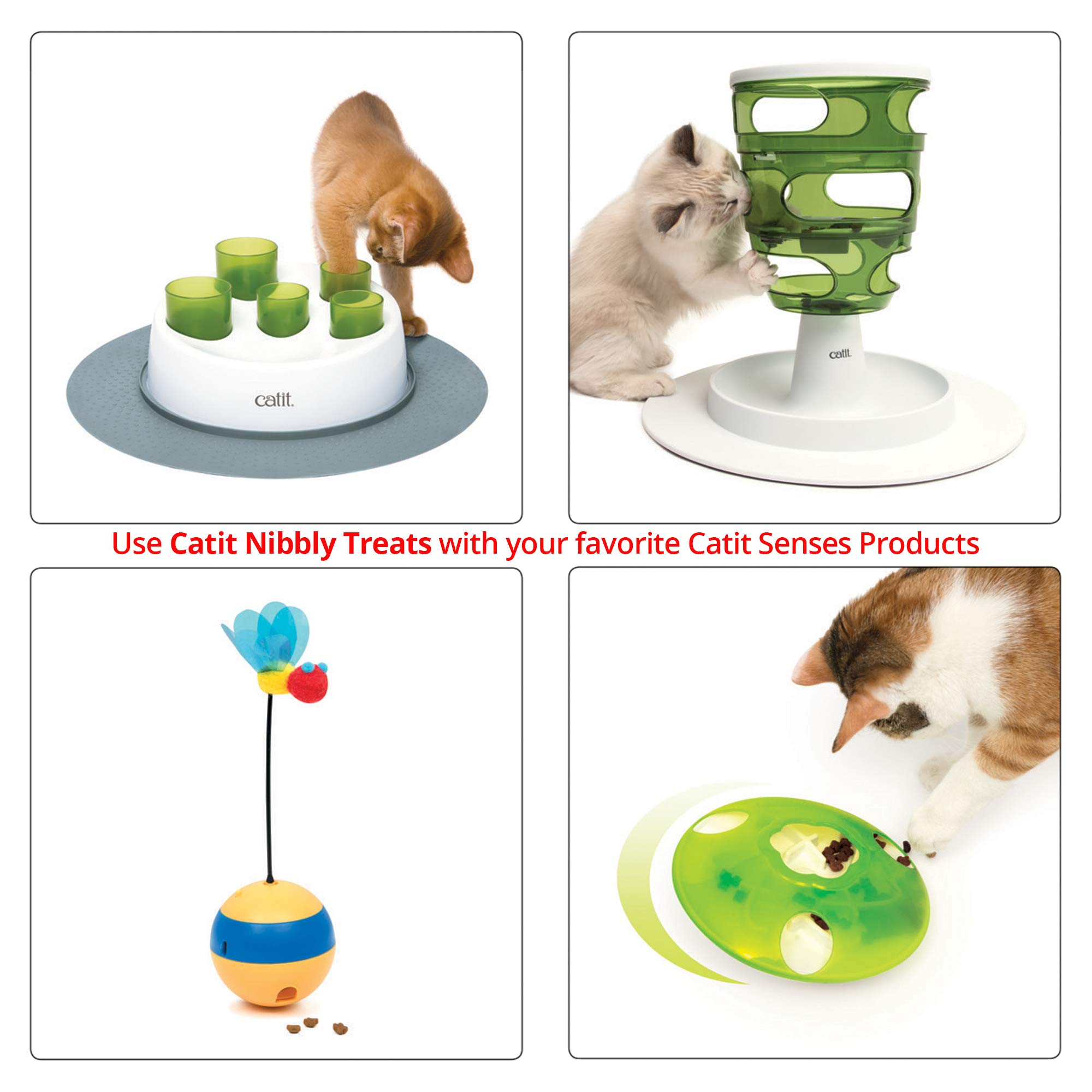 Foto 5 pulgar | Cat Treat Catit Nibbly Sabor Salmon, 90 G, 3 Paquetes - Venta Internacional.