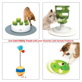 Foto 4 | Cat Treat Catit Nibbly Sabor Salmon, 90 G, 3 Paquetes - Venta Internacional.