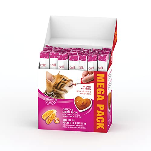 Foto 3 pulgar | Cat Treat Catit, Cremoso Y Lamible, Pollo Y Camarones, Paquete De 50 - Venta Internacional.