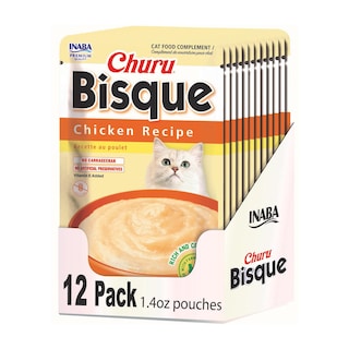 Foto 1 | Golosinas Para Gatos Inaba Churu Bisque Chicken, 50 Ml, 12 Unidades - Venta Internacional.
