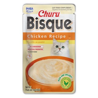 Foto 2 | Golosinas Para Gatos Inaba Churu Bisque Chicken, 50 Ml, 12 Unidades - Venta Internacional.