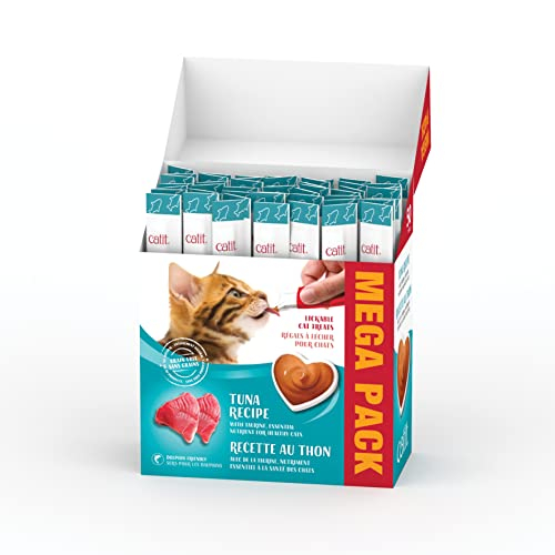 Foto 3 pulgar | Cat Treat Catit, Cremoso Y Lamible, Sabor A Atún, Paquete De 50 - Venta Internacional.