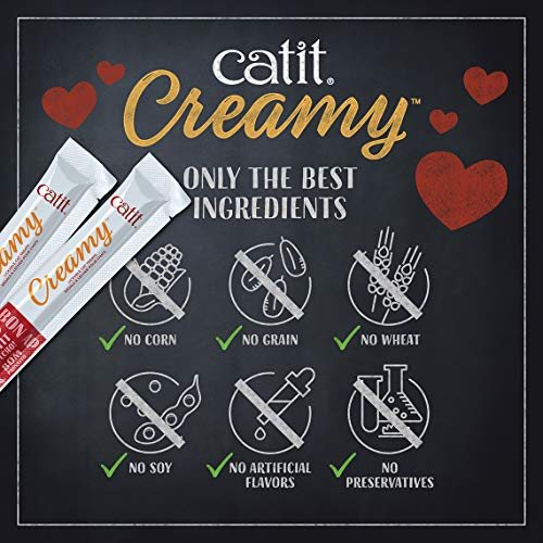 Foto 5 pulgar | Cat Treat Catit, Cremoso Y Lamible, Sabor A Atún, Paquete De 50 - Venta Internacional.