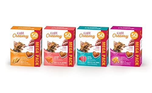 Foto 6 pulgar | Cat Treat Catit, Cremoso Y Lamible, Sabor A Atún, Paquete De 50 - Venta Internacional.