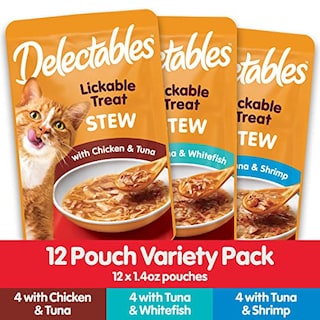 Foto 4 | Wet Cat Treats Hartz Delectables, Paquete Variado De 12 X 40 G - Venta Internacional.