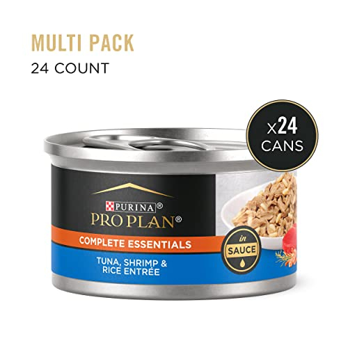 Foto 2 | Alimento Húmedo Para Gatos Purina Pro Plan Con Atún, Camarones Y Arroz, 72 Ml (24 X 85 G) - Venta Internacional.