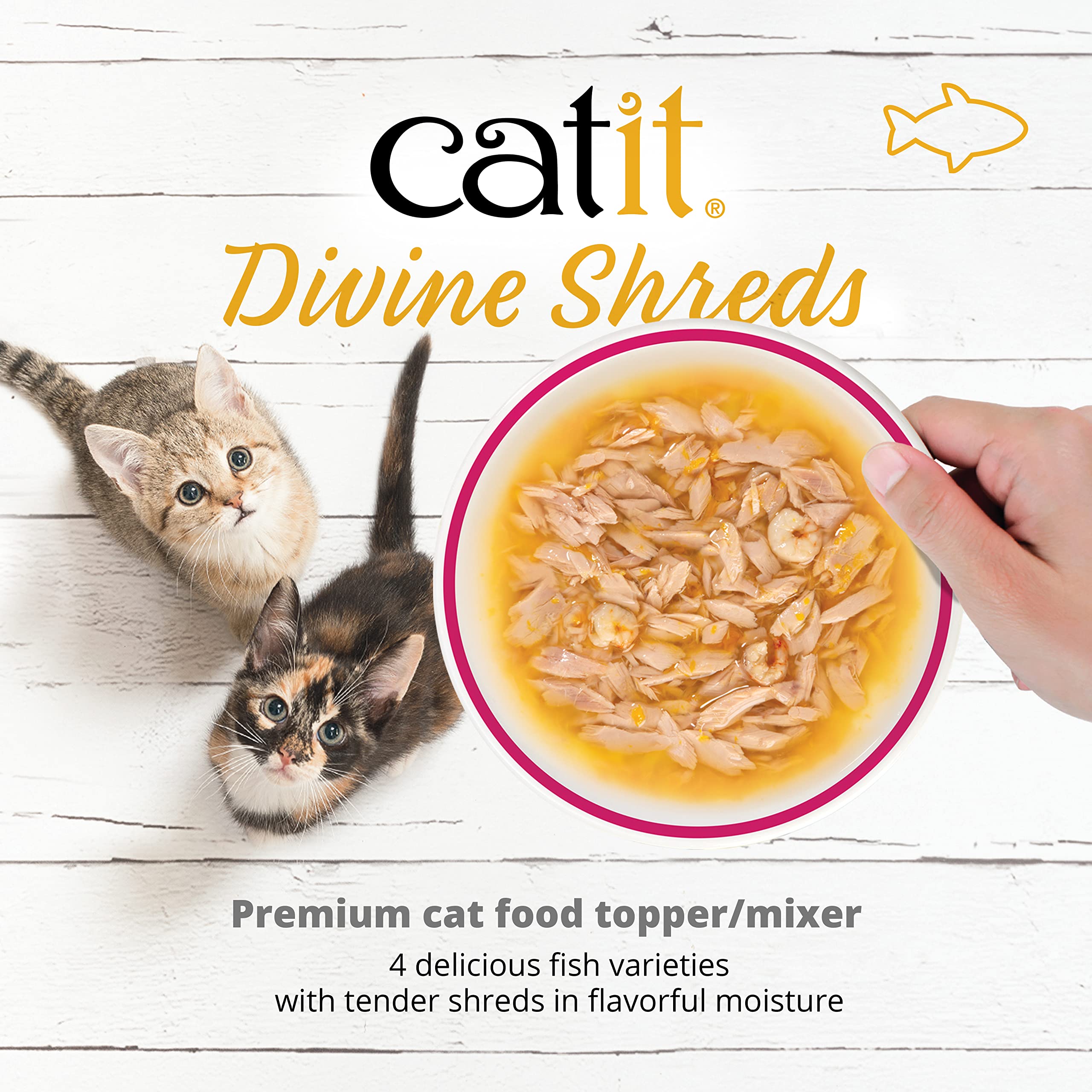 Foto 2 | Adorno De Comida Para Gatos Catit Divine Desmenuza Atún Con Sargo Y Wakame - Venta Internacional.