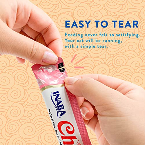Foto 5 | Puré Cremoso Para Lamer Churu De Cat Treats Inaba, 15 Ml, 10 Tubos - Venta Internacional.