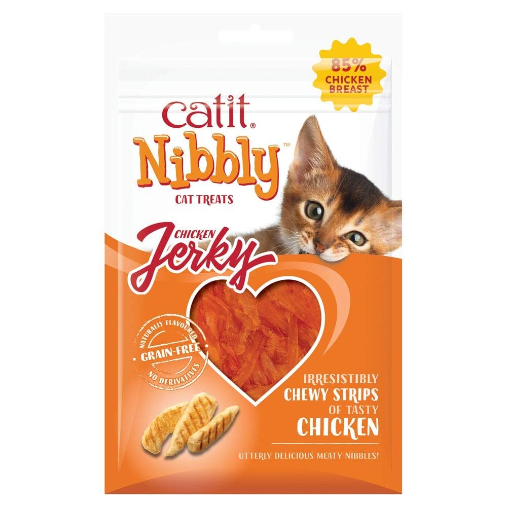 Receta De Pollo Cat Treats Catit Nibbly Jerky, 30 G (paquete De 1) - Venta Internacional.