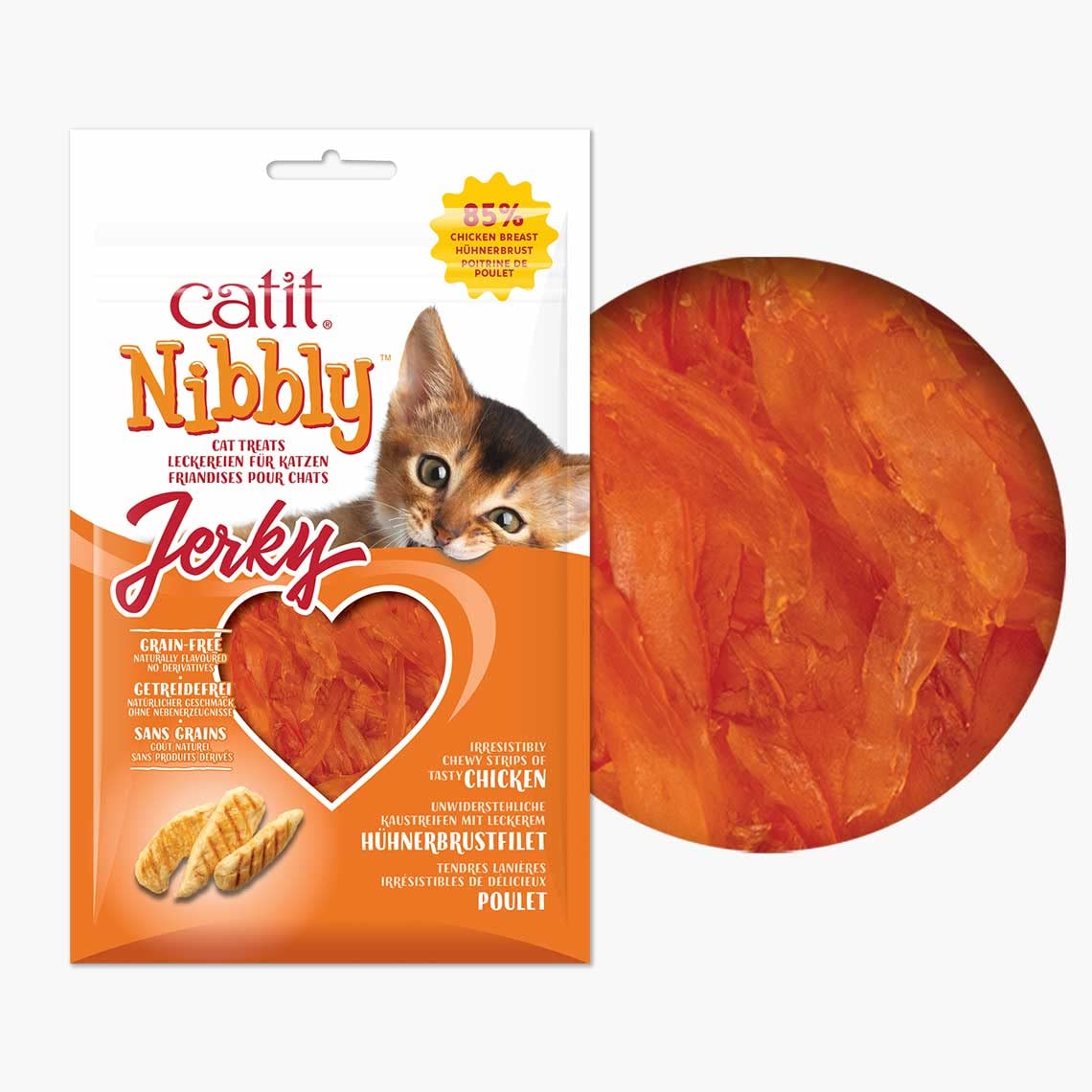 Foto 4 pulgar | Receta De Pollo Cat Treats Catit Nibbly Jerky, 30 G (paquete De 1) - Venta Internacional.