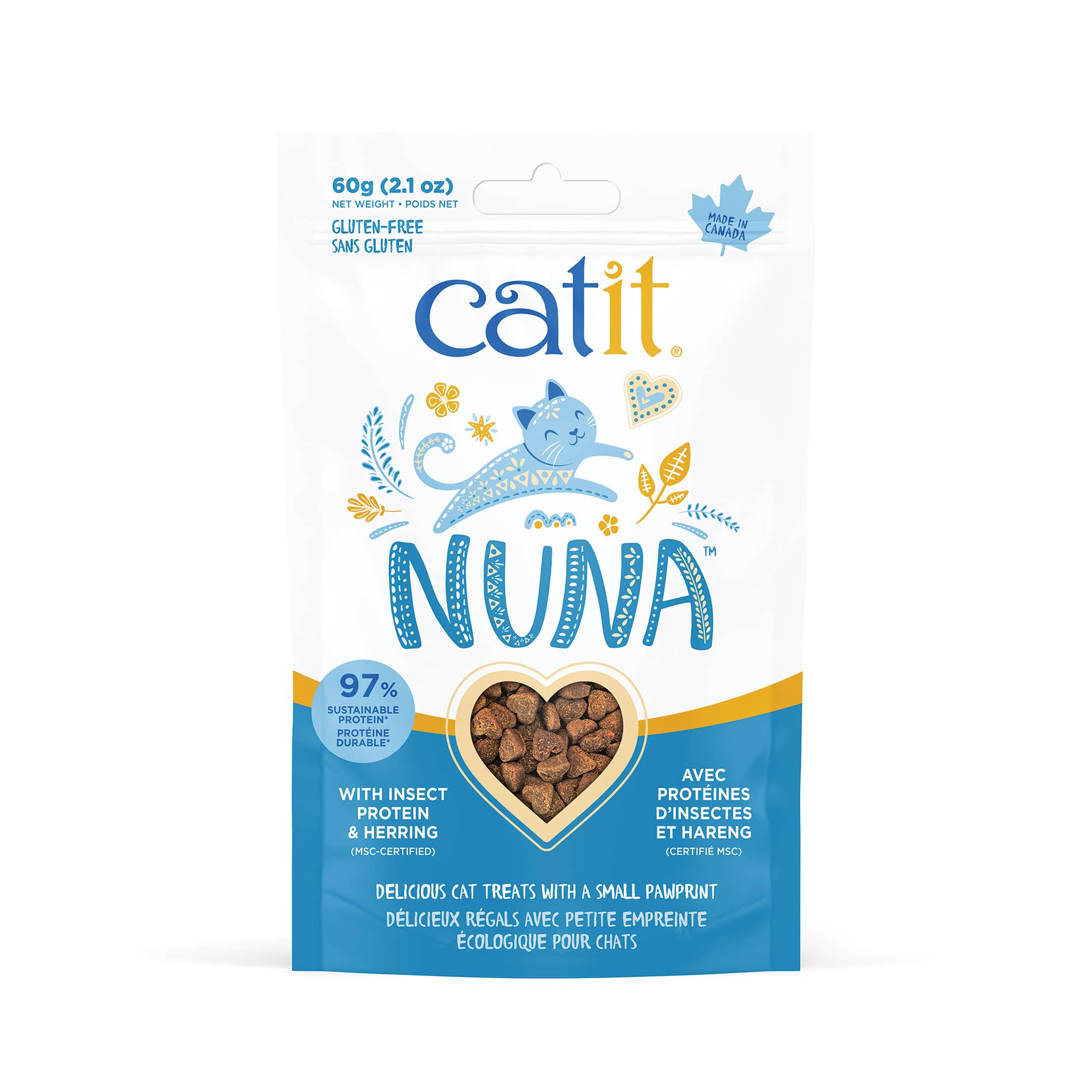 Foto 2 pulgar | Cat Treats Catit Nuna Proteína De Insectos Saludable Y Sostenible - Venta Internacional.