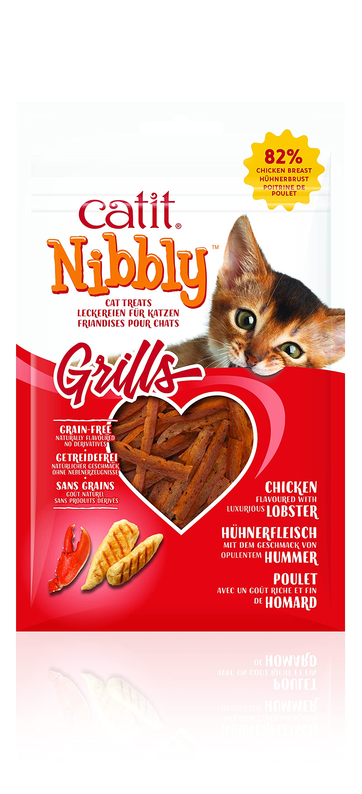 Foto 2 pulgar | Cat Treats Catit Nibbly Grills Pollo Y Langosta, 30 G (paquete De 1) - Venta Internacional.