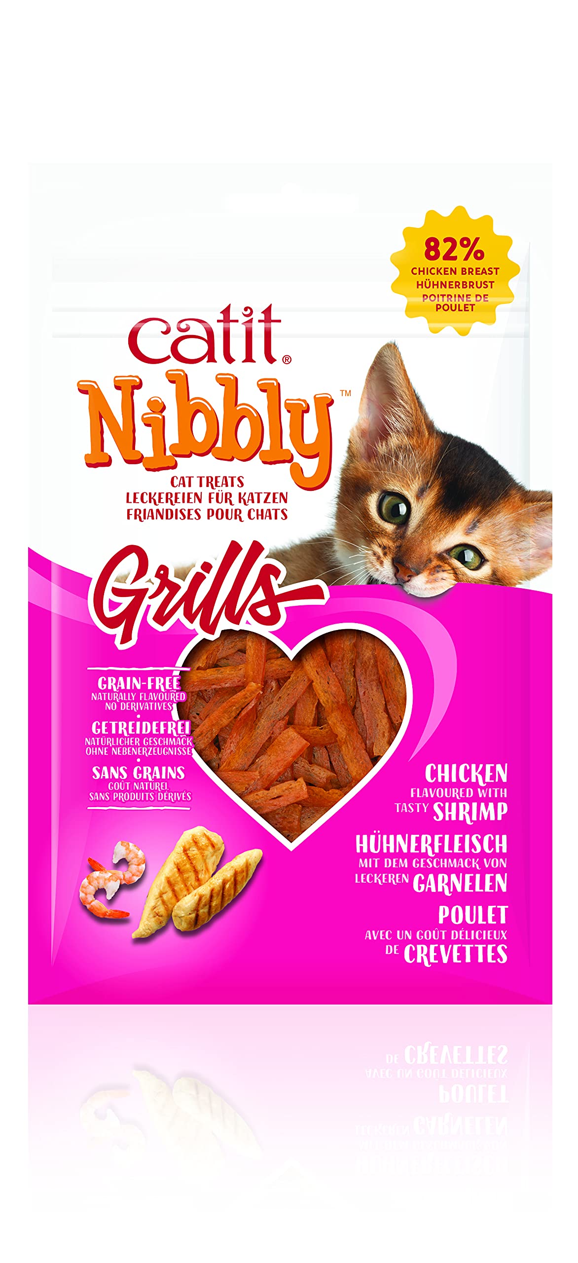 Foto 2 pulgar | Cat Treats Catit Nibbly Grills Para Pollo Y Camarones, 30 G (paquete De 1) - Venta Internacional.