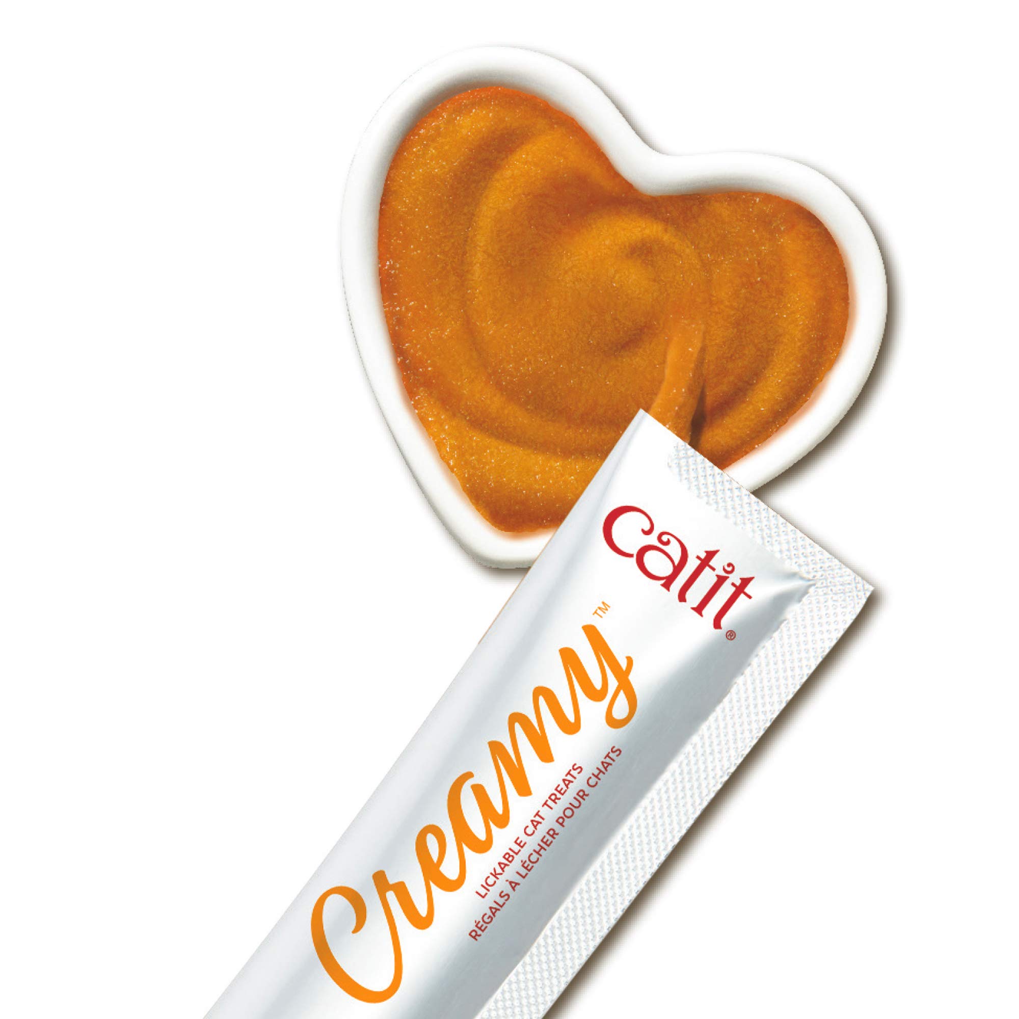 Foto 8 pulgar | Lickable Cat Treat Catit, Sabor Cremoso A Salmón, Paquete De 12 - Venta Internacional.