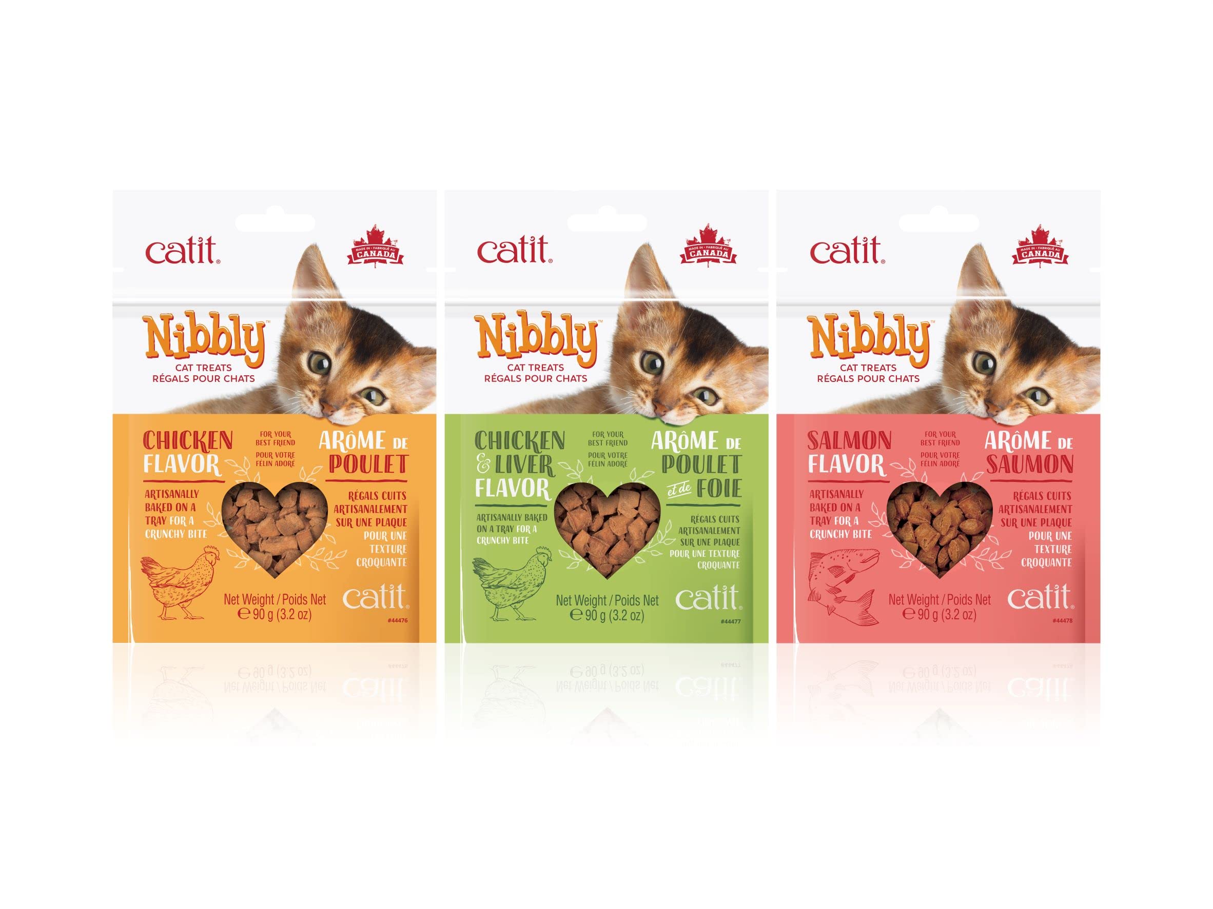 Foto 2 pulgar | Cat Treat Catit Nibbly Baked, No Grasoso, Paquete Variado De 3 X 90 Ml - Venta Internacional.