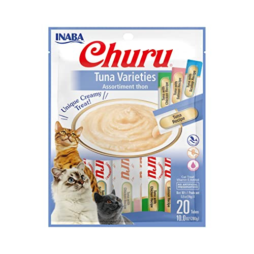 Foto 2 pulgar | Puré Cremoso De Atún Para Lamer Con Churu, 15 Ml, 20 Unidades, De Cat Treats - Venta Internacional.