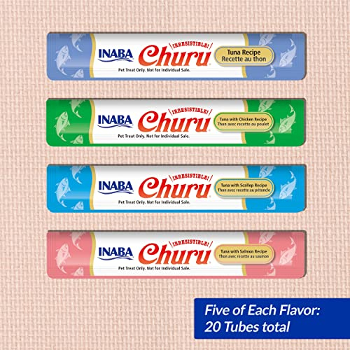 Foto 4 pulgar | Puré Cremoso De Atún Para Lamer Con Churu, 15 Ml, 20 Unidades, De Cat Treats - Venta Internacional.