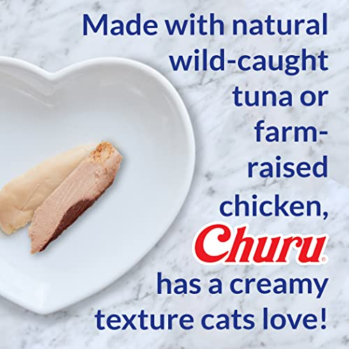 Foto 5 pulgar | Puré Cremoso De Atún Para Lamer Con Churu, 15 Ml, 20 Unidades, De Cat Treats - Venta Internacional.