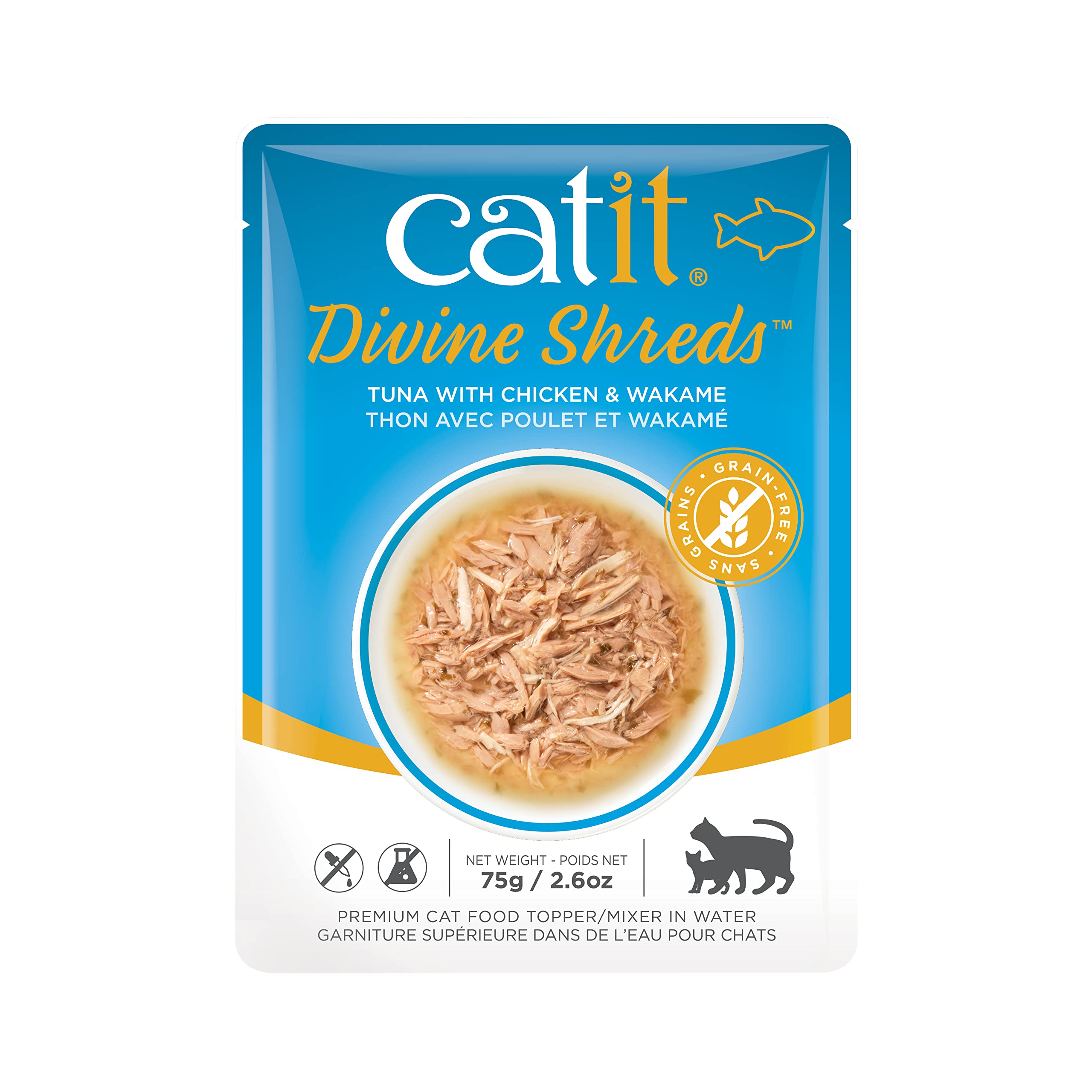 Foto 2 pulgar | Alimento Para Gatos Catit Divine Desmenuza Atún Con Pollo Y Wakame - Venta Internacional.