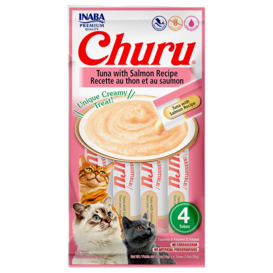 Churu Sabor Del Día (puede Ser Cangrejo, Atún O Salmón) Caja Con 24 Tubos