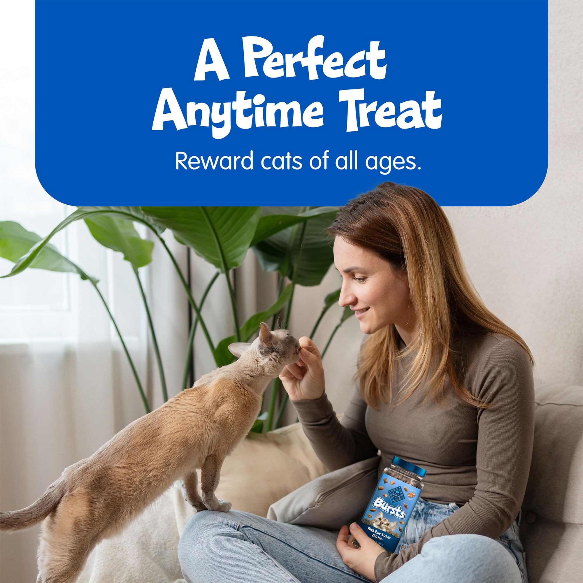 Foto 5 pulgar | Pollo Crujiente Y Cremoso Cat Treats Blue Buffalo Bursts, 340 Ml - Venta Internacional.