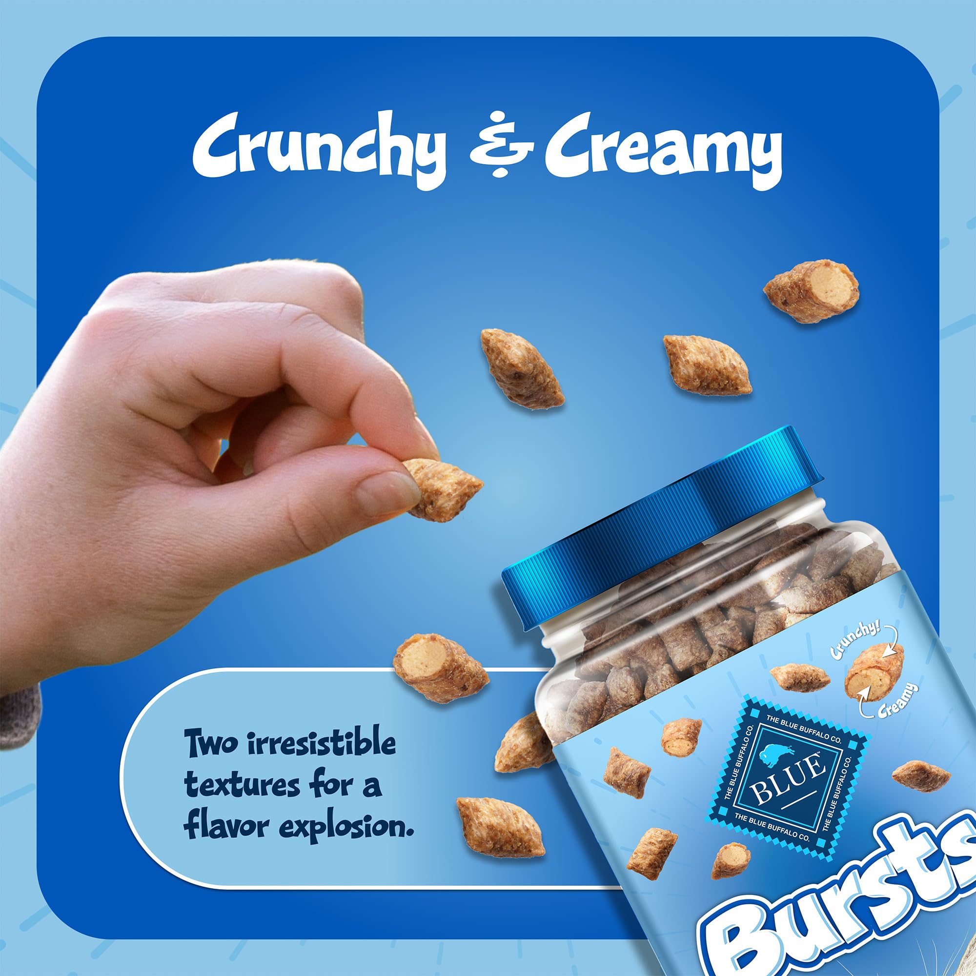 Foto 7 pulgar | Pollo Crujiente Y Cremoso Cat Treats Blue Buffalo Bursts, 340 Ml - Venta Internacional.