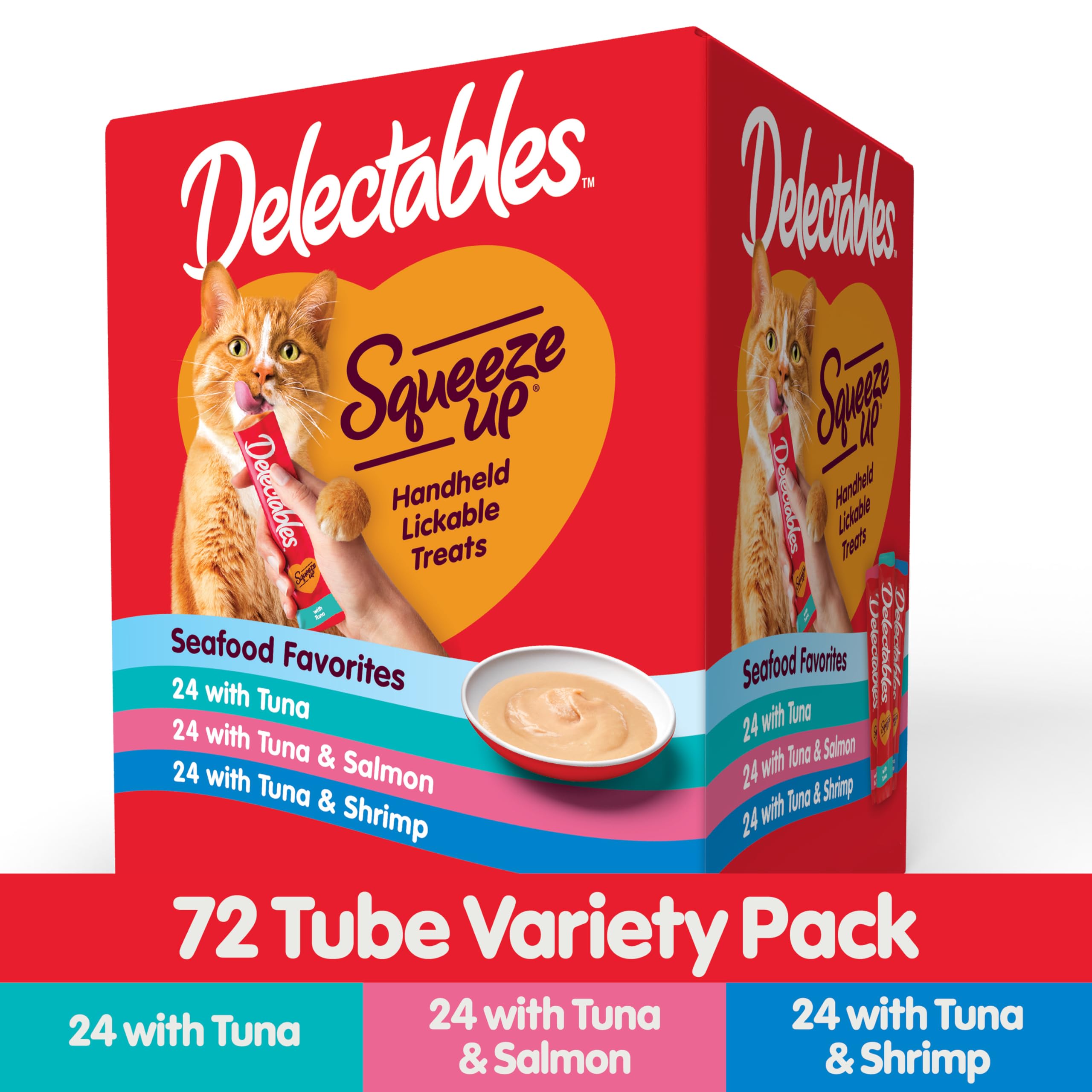 Foto 5 pulgar | Cat Treats Hartz Delectables Squeeze Up, 72 X 15 Ml - Venta Internacional.
