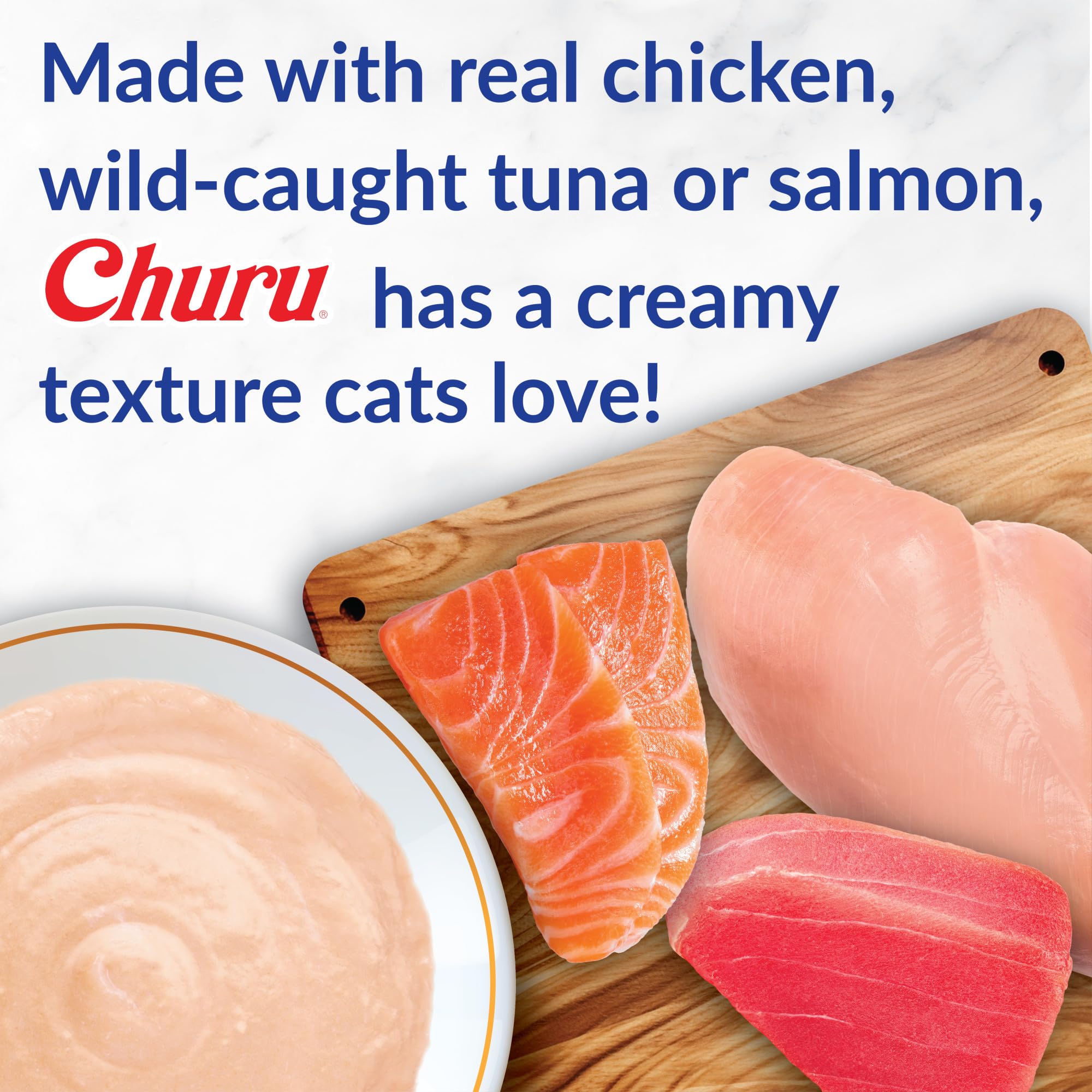 Foto 5 pulgar | Cat Treats Inaba Churu Para Mayores De 10 Años, Atún Y Pollo, 40 X 15 Ml - Venta Internacional.