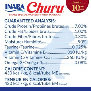 Foto 7 | Cat Treats Inaba Churu Para Mayores De 10 Años, Atún Y Pollo, 40 X 15 Ml - Venta Internacional.