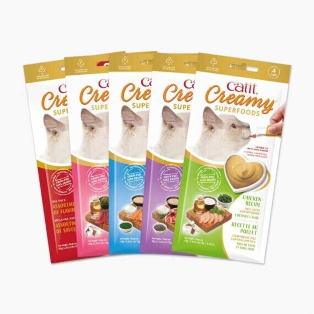 Foto 3 pulgar | Cat Treat Catit, Cremoso Superalimento Hidratante, Lamible, Paquete De 8 Unidades - Venta Internacional.