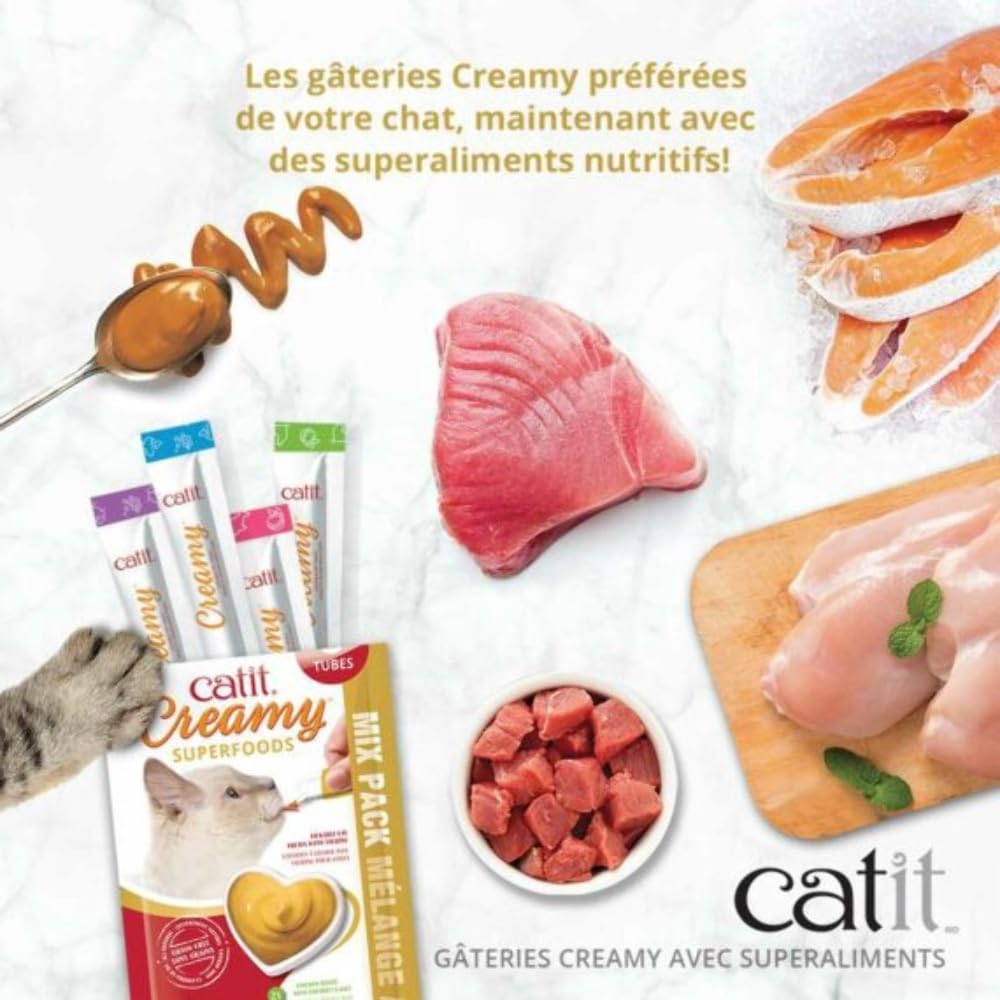 Foto 4 pulgar | Cat Treat Catit, Cremoso Superalimento Hidratante, Lamible, Paquete De 8 Unidades - Venta Internacional.