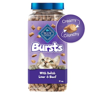 Foto 1 | Cat Treats Blue Buffalo Bursts Tarro Crujiente Y Cremoso De 350 Ml - Venta Internacional.