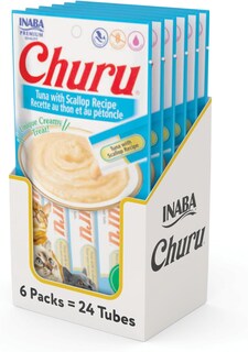 Foto 1 | Snack Churu Para Gato Sabor Callo Y Atún Pack 24 Tubos