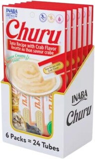 Foto 1 | Snack Churu Para Gato Sabor Cangrejo Y Atún Pack 24 Tubos