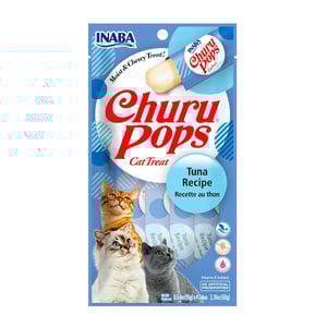 Foto 2 pulgar | Snack Churu Pops Para Gato Receta De Atín Pack 24 Tubos