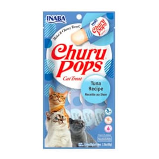 Foto 1 | Snack Churu Pops Para Gato Receta De Atín Pack 24 Tubos