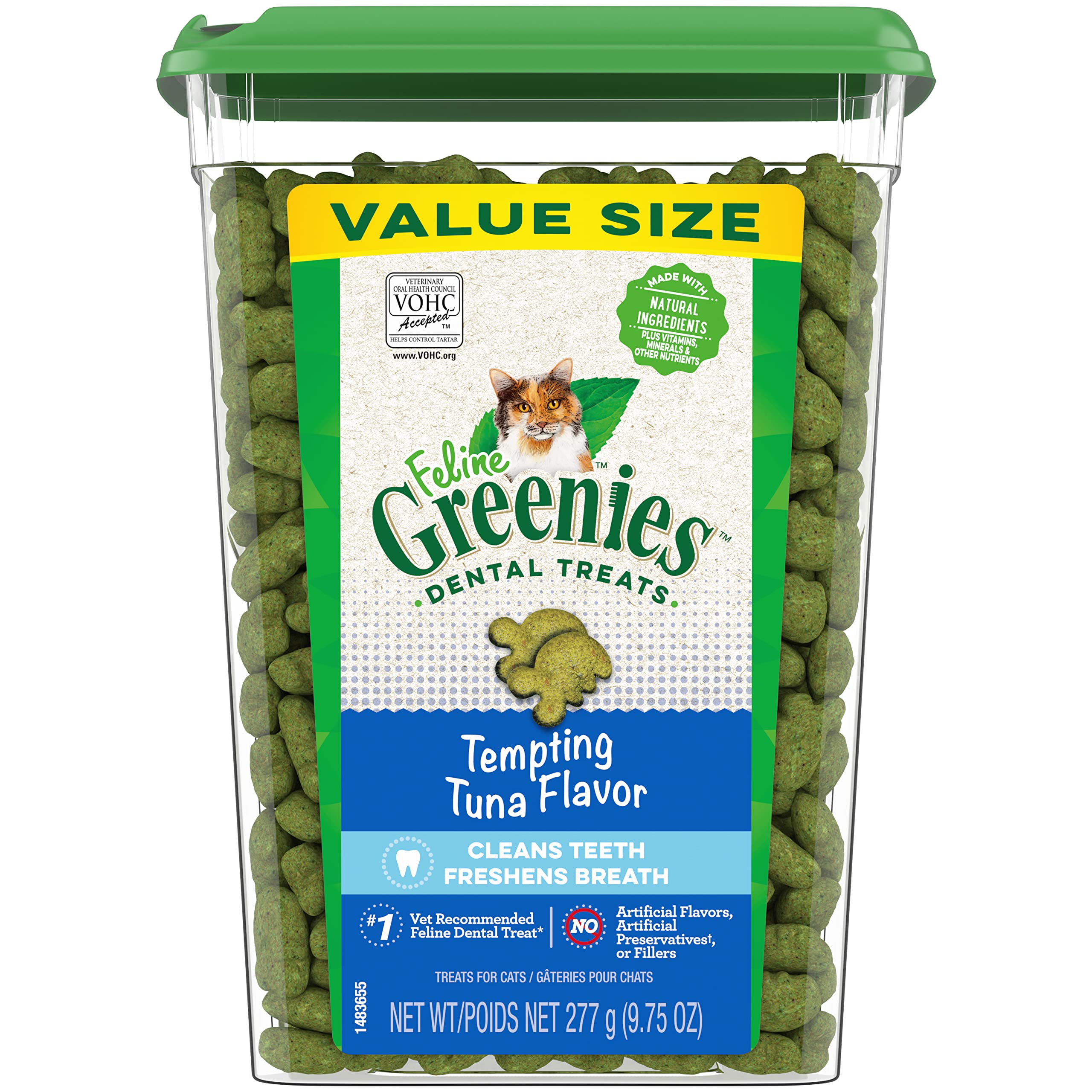 Foto 2 pulgar | Cat Treats Greenies Feline Dental Tempting Tune 275 Ml - Venta Internacional.