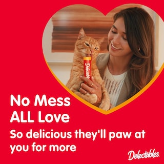 Foto 6 | Cat Treats Hartz Delectables Squeeze Up De Atún Y Salmón 32 X 15 Ml - Venta Internacional.
