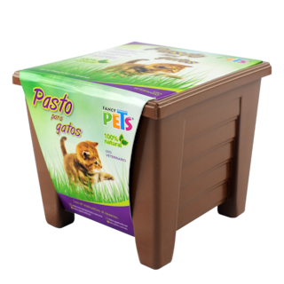 Foto 2 | Pasto 100% Natural para Gatos y Pequeños Roedores Fancy Pets con Maceta