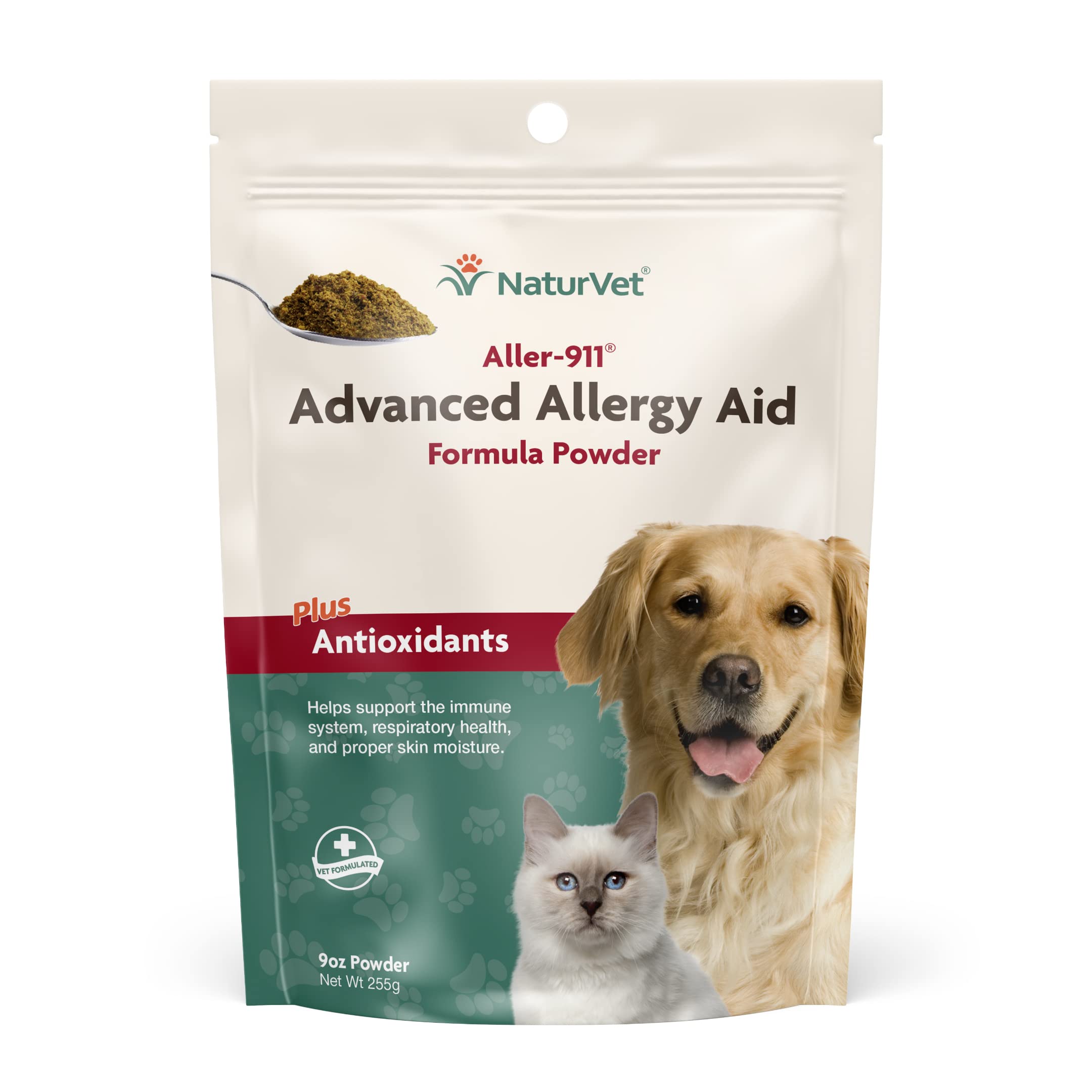 Suplemento NaturVet Aller-911 para Piel y Pelaje de Perros y Gatos 255 g - Venta Internacional