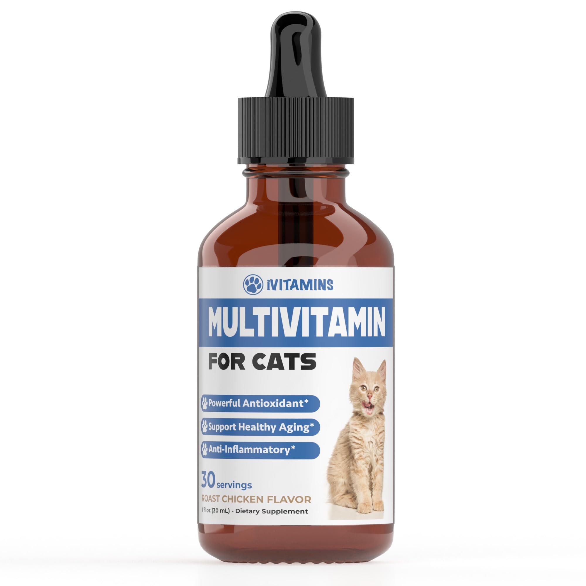 Foto 2 pulgar | Multivitamínico Para Gatos, Vitaminas I, Que Apoyan La Salud Inmunológica, 30 Ml - Venta Internacional.