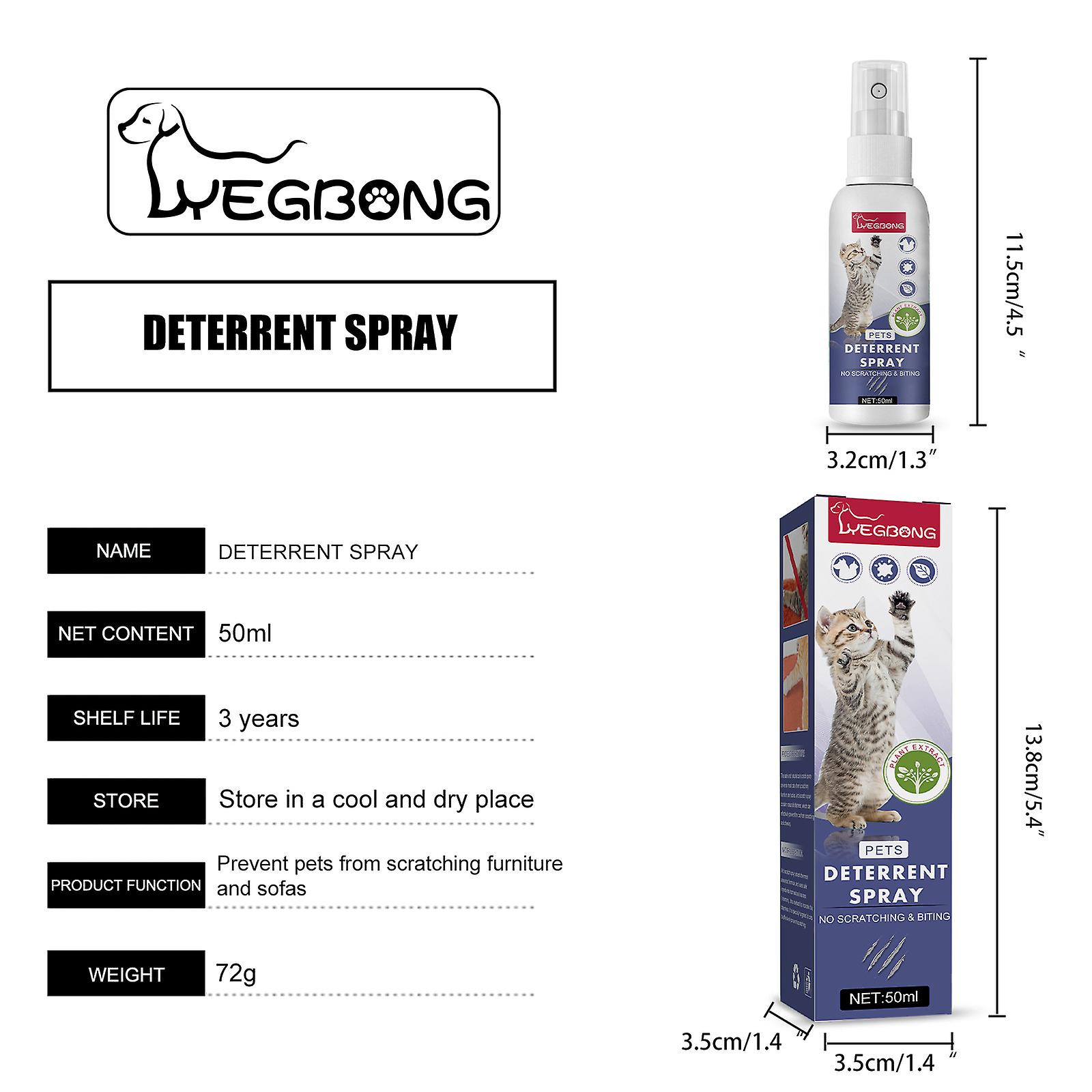 Foto 4 pulgar | Aerosol Para Gatos Huoguo Bitter Training Aid, 50 Ml - Venta Internacional.