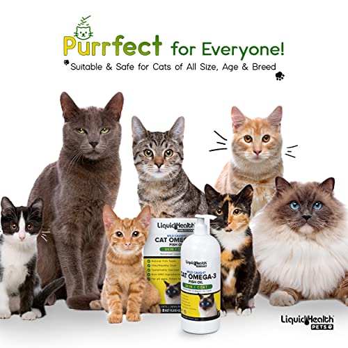 Foto 7 pulgar | Suplemento de Aceite de Pescado Liquid Health Pets Purr-fection Omega 3 - Venta Internacional